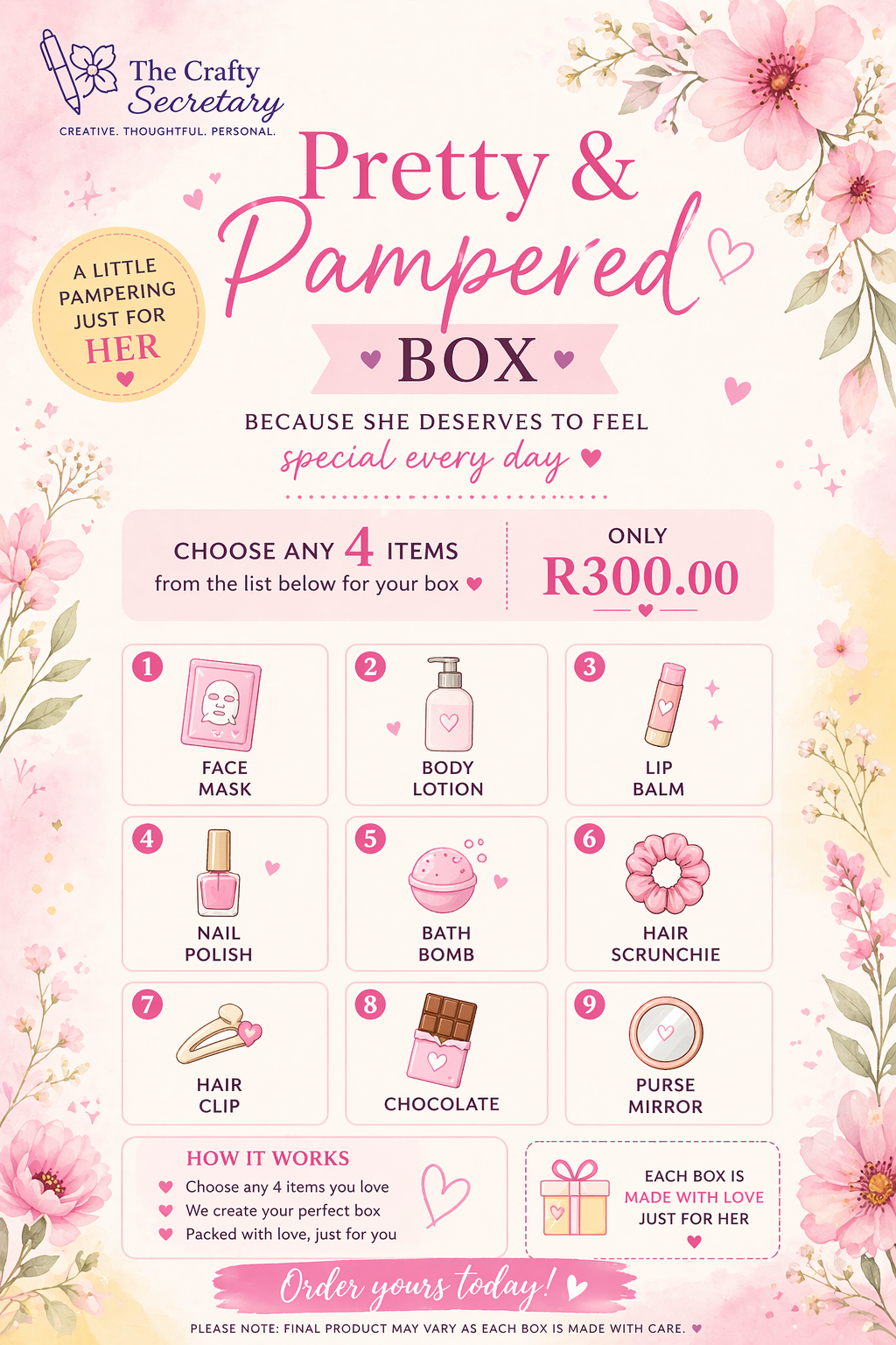 Pretty & Pampered Box